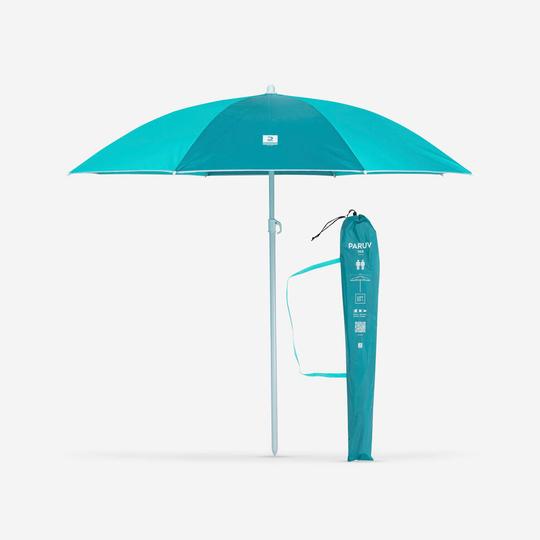 DECATHLON Плажен чадър, 50+, 2-местен